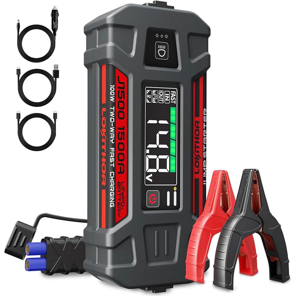 Lokithor J1500 12V 1500Amp LiFePO4 Akıllı Akü Takviye + Powerbank + Led Lamba fiyatı