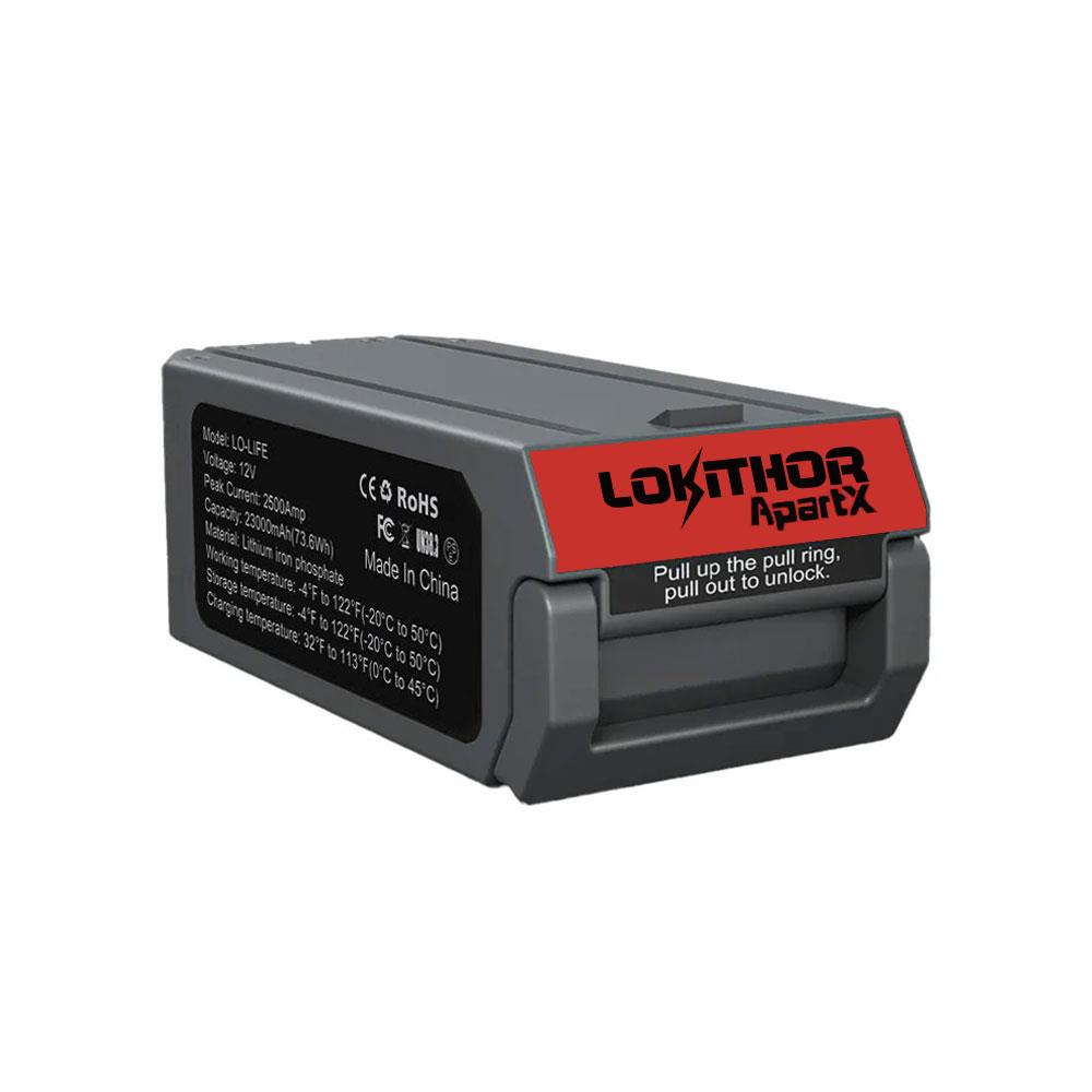 Lokithor LIFE 12.8Volt LiFePo4 2500A Takviye Gücü APARTX ile Uyumlu Yedek Akü fiyatı