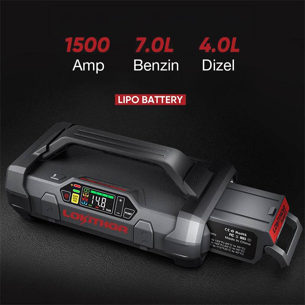 Lokithor LIPO 14.8Volt Li-Polimer 1500A Takviye Gücü APARTX ile Uyumlu Yedek Akü ne işe yarar