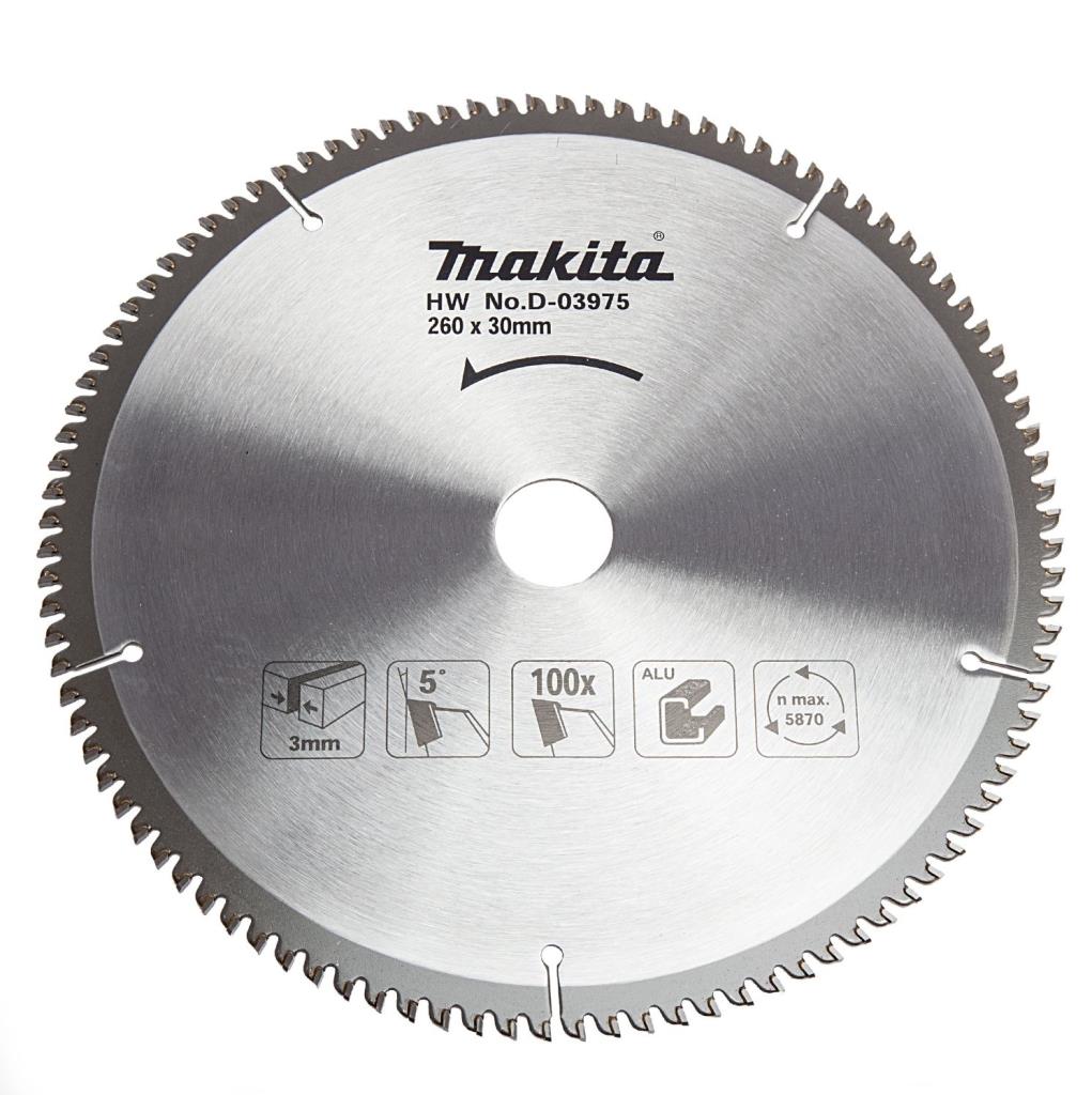 MAKİTA Aluminyum için 260x3.0x30 mm 100 Diş Elmas Daire Testere D-03975 fiyatı