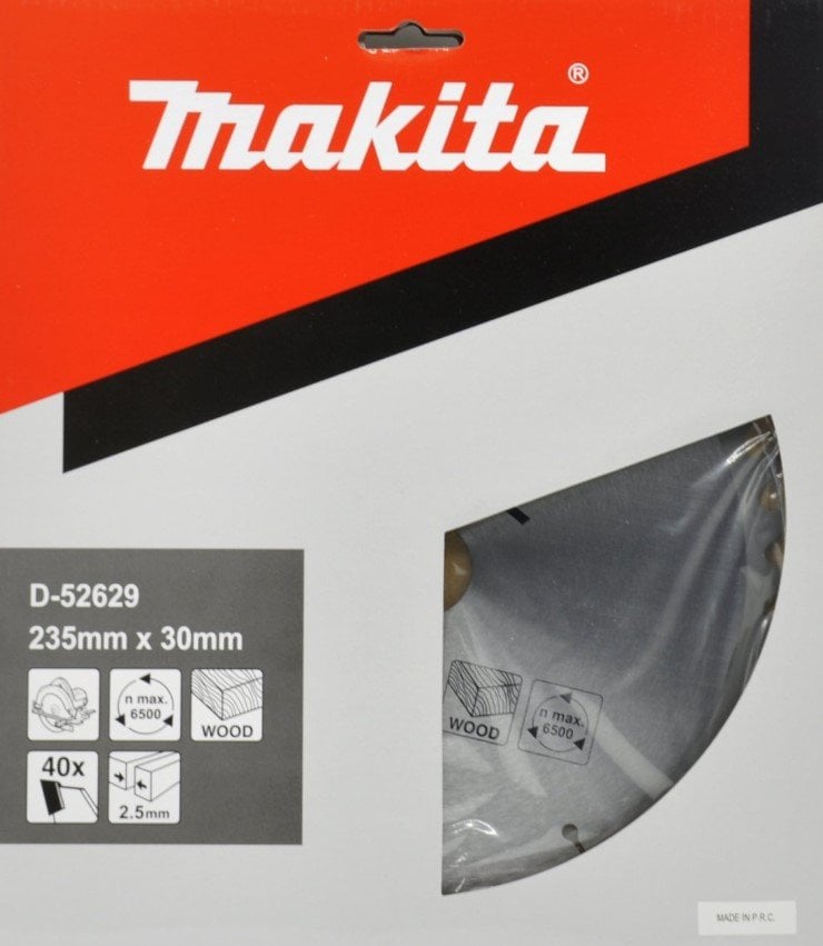 MAKİTA D-52629 Daire Testere 235x2.5x30 40 Diş Ahşap nasıl kullanılır