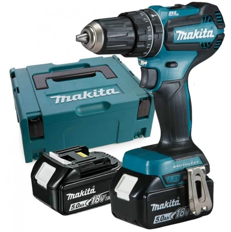 MAKİTA DHP485RTJ Kömürsüz Motorlu Şarjlı Darbeli Matkap 18 Volt 5.0 Ah fiyatı