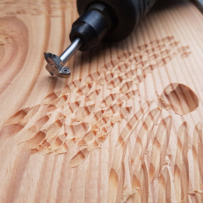 Manpa DCT Mini Ahşap Oyma Aparatı Üçgen Elmas - 3.2 mm Sap ne işe yarar