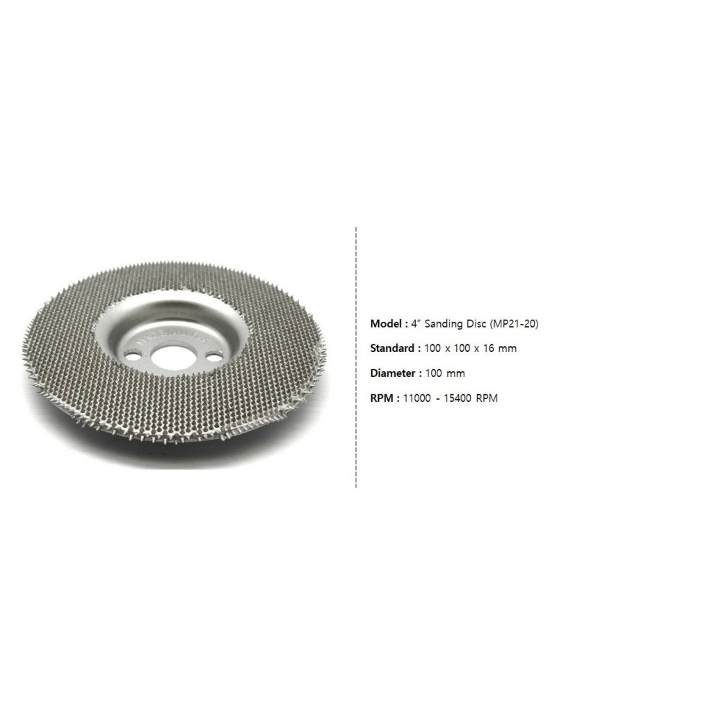 Manpa MP21-17-22 Sanding Disc 100 mm Ahşap Törpü Zımpara nasıl kullanılır