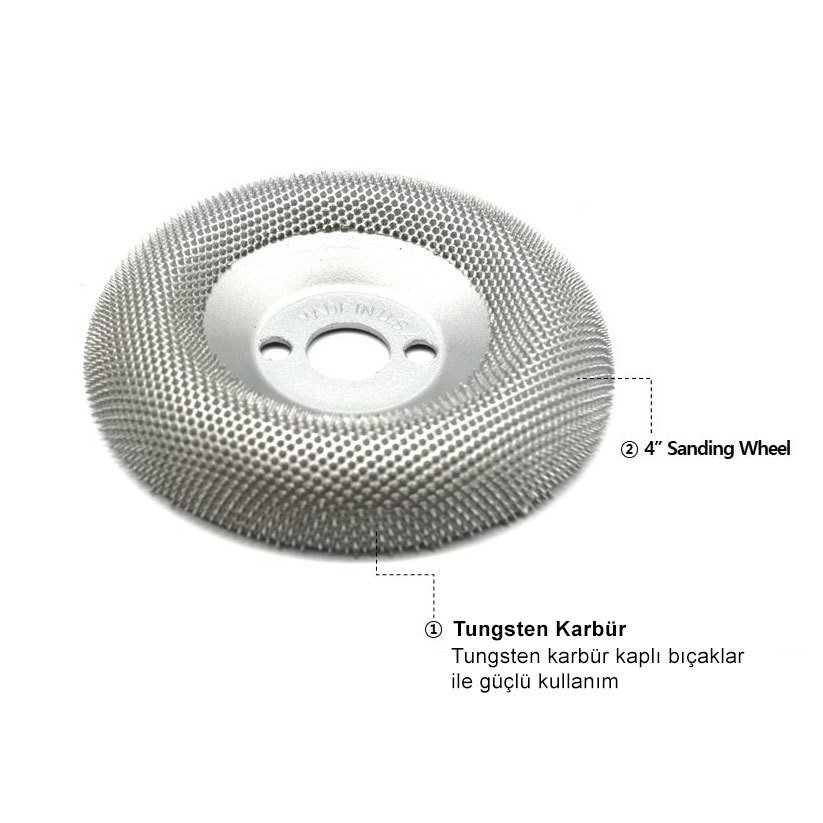 Manpa MP21-17-4 Sanding Wheel 100 mm Ahşap Törpü Zımpara nereden bulurum