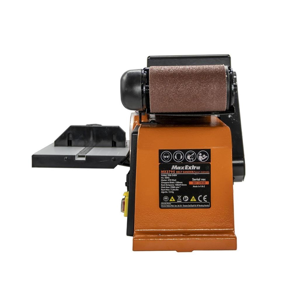 MAX-EXTRA MX3795 Tezgah Üstü Bant ve Disk Zımpara Makinası ne işe yarar