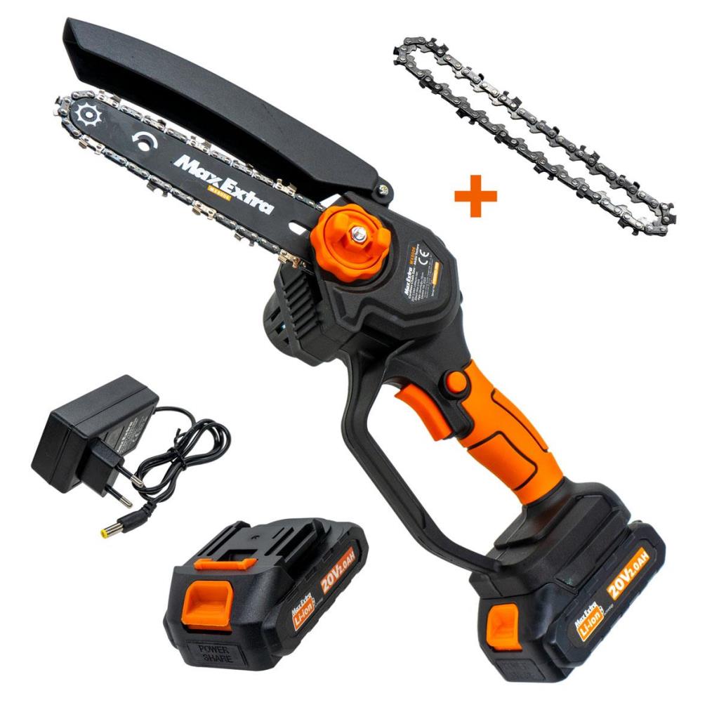 MAX-EXTRA MX8006 Mini Şarjlı Zincirli Budama Testeresi 20 Volt fiyatı
