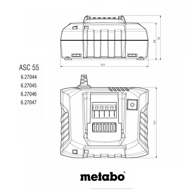 METABO ASC 55 Şarj Cihazı 12-36 Volt nasıl kullanılır