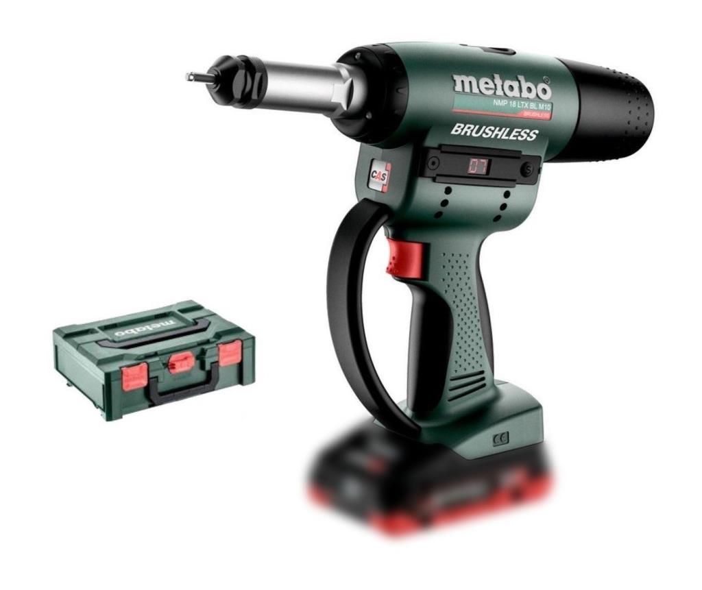 METABO NMP 18 LTX BL M10 Akülü Somun Perçin Tabancası 18 Volt (Akü ve Şarj Aleti Hariç) fiyatı