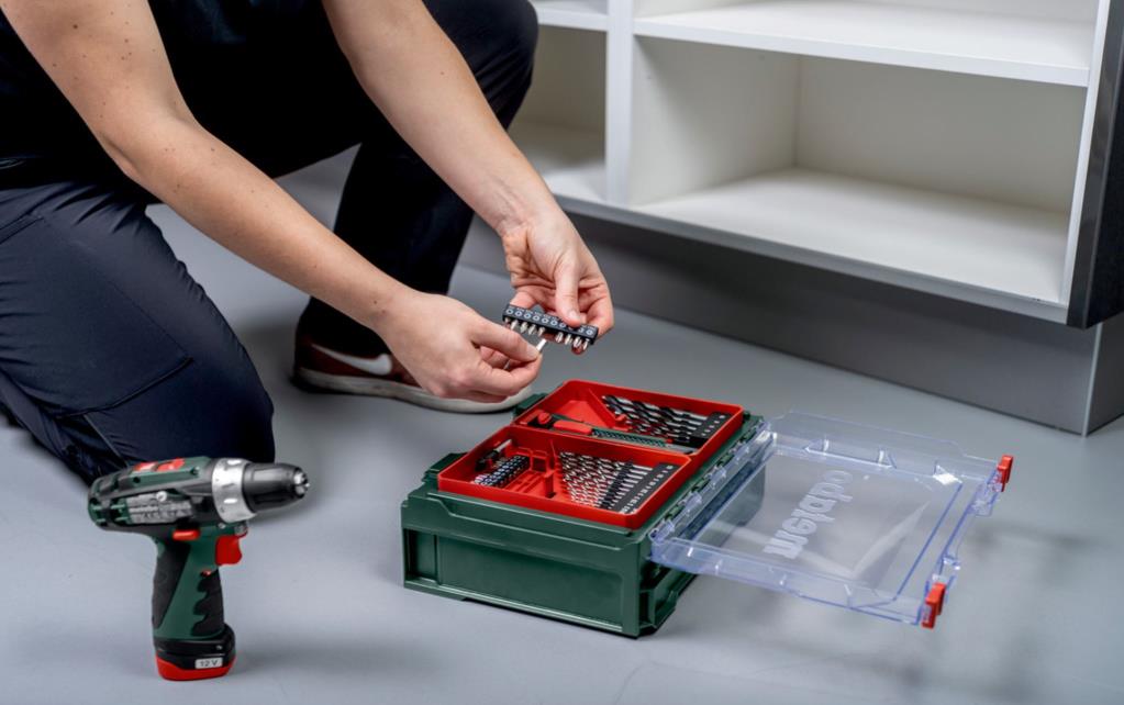 METABO PowerMaxx BS Şarjlı Matkap 12 Volt + 41 Parça Aksesuar Seti 600080710 ne işe yarar