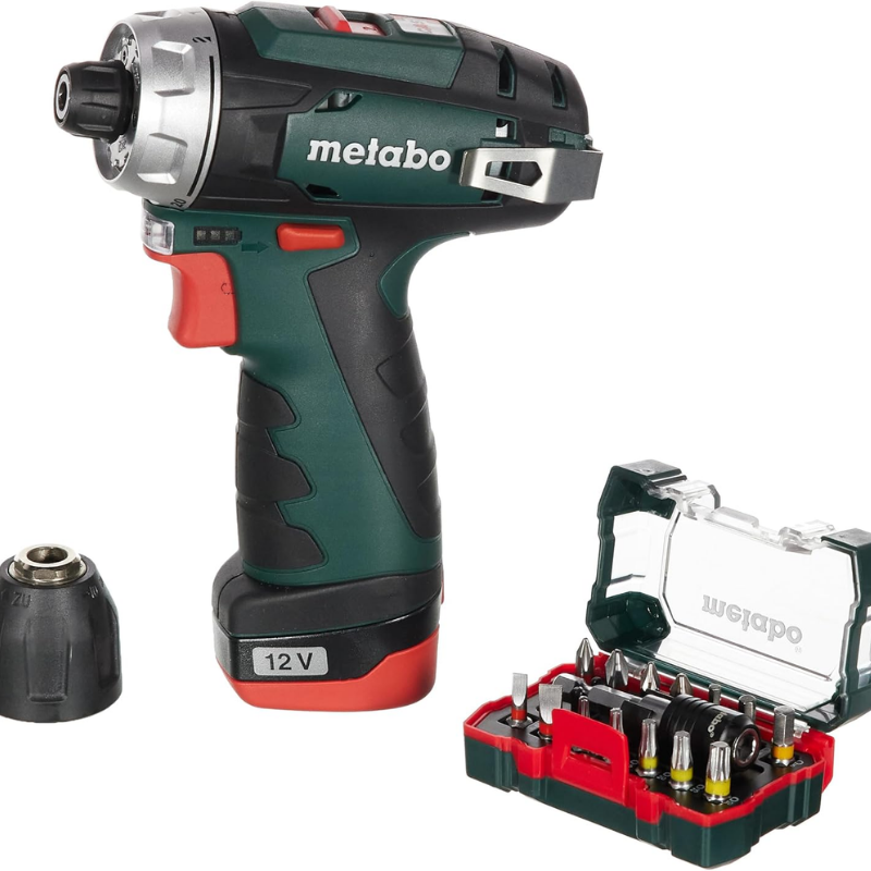 METABO POWERMAXX BS Şarjlı Matkap 12 Volt + Bez Çantalı Çift Akülü (600079510) nasıl kullanılır
