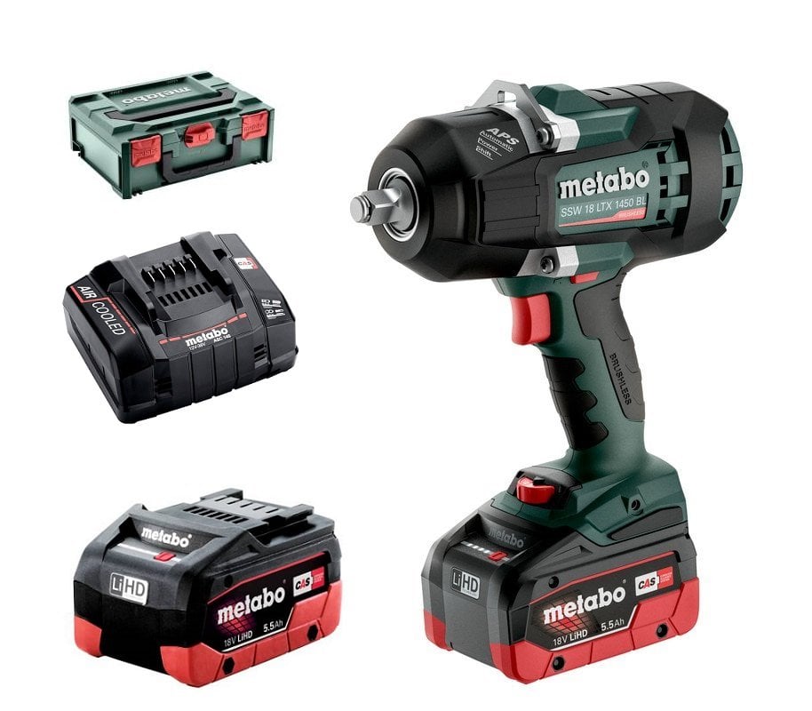 METABO SSW 18 LTX 1450 BL Akülü Somun Sıkma 18 Volt 5.5 Ah fiyatı