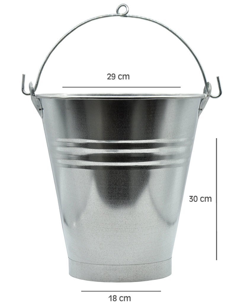 Metal Galvaniz Su Kum Kovası No:34 (13 Litre) nasıl kullanılır