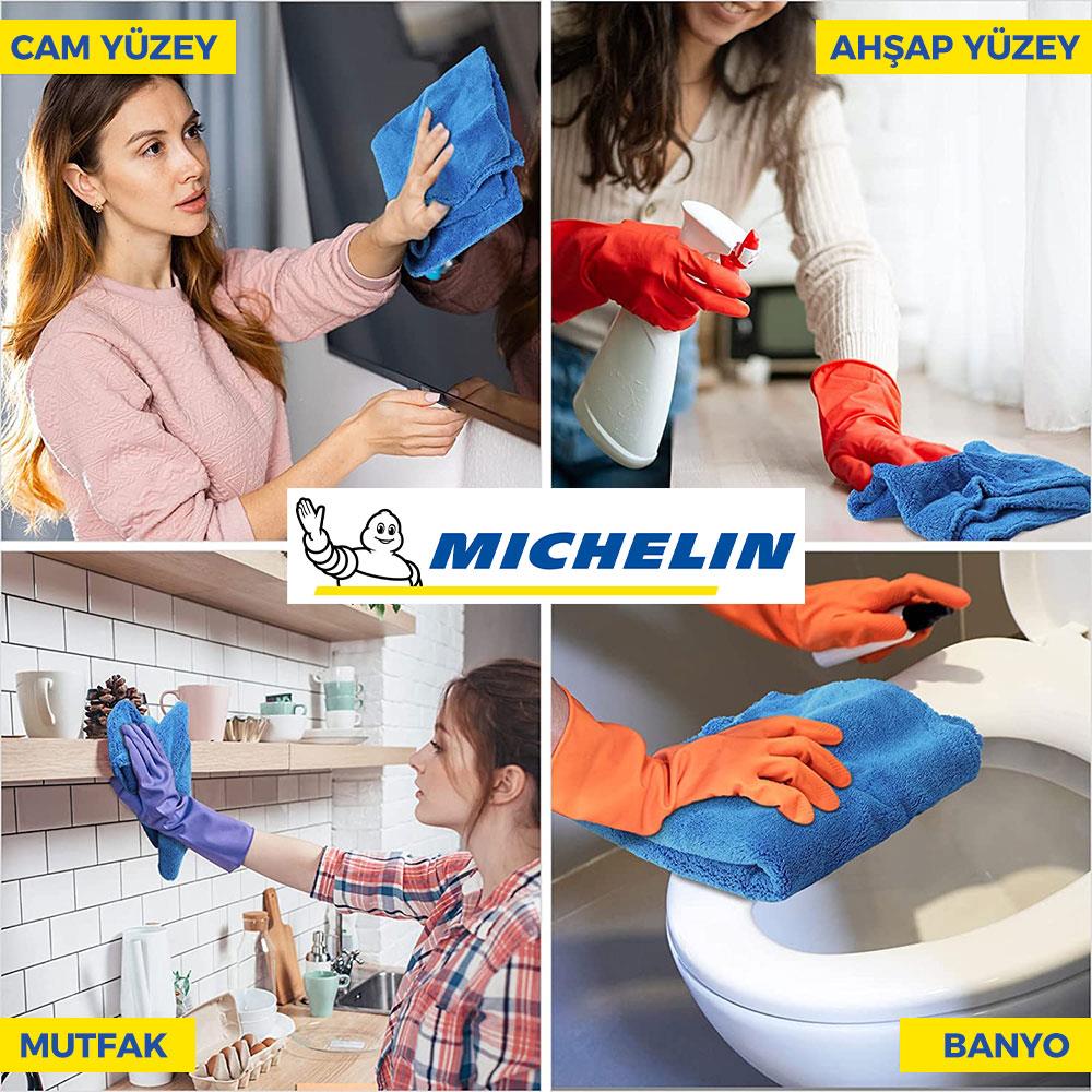Michelin MC42118 40X30cm Süper Emici Mikrofiber Havlu, 5 Adet ne işe yarar