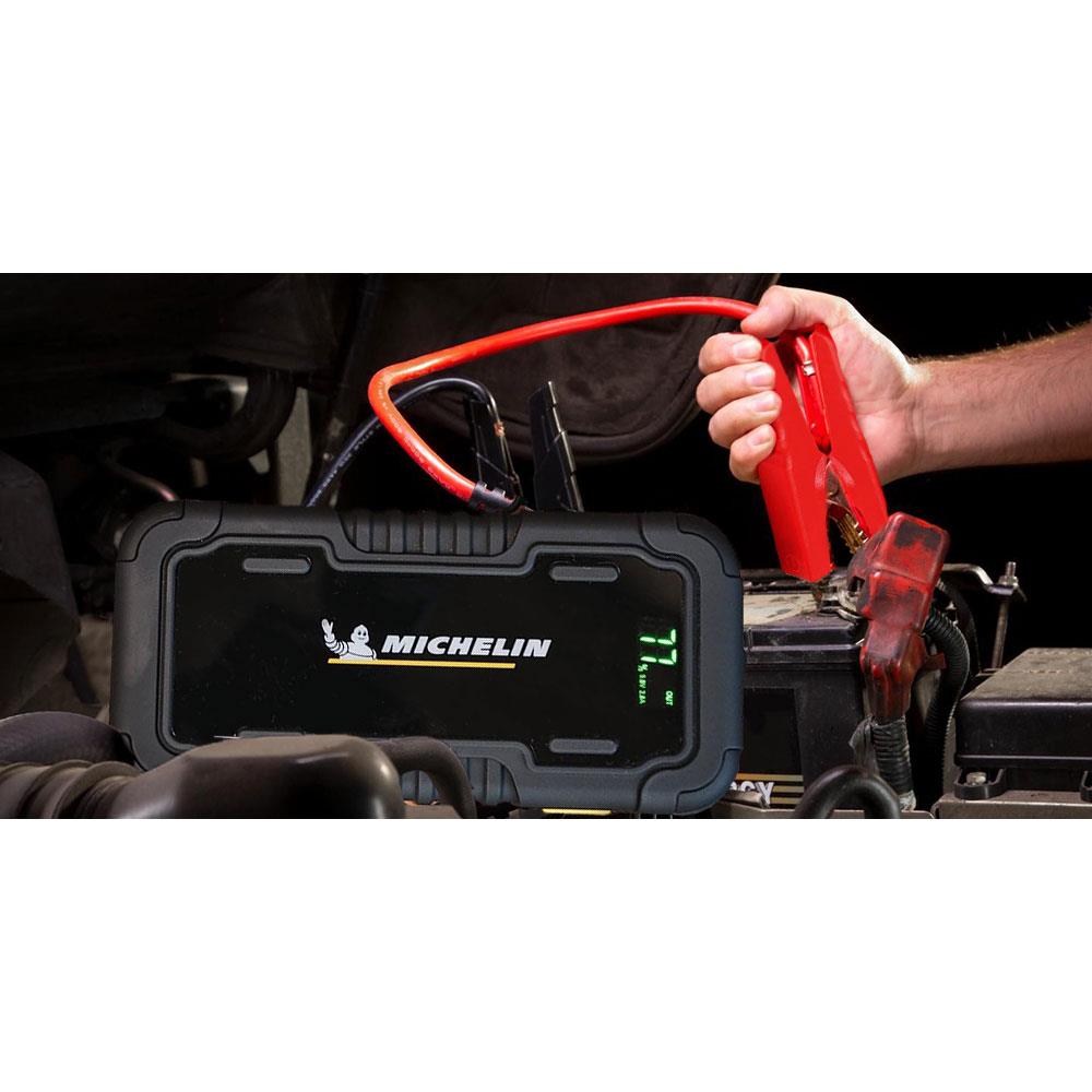 Michelin MJS80 12Volt 1000Amp Lityum Polimer Akü Takviye + Powerbank + Led Lamba nasıl kullanılır