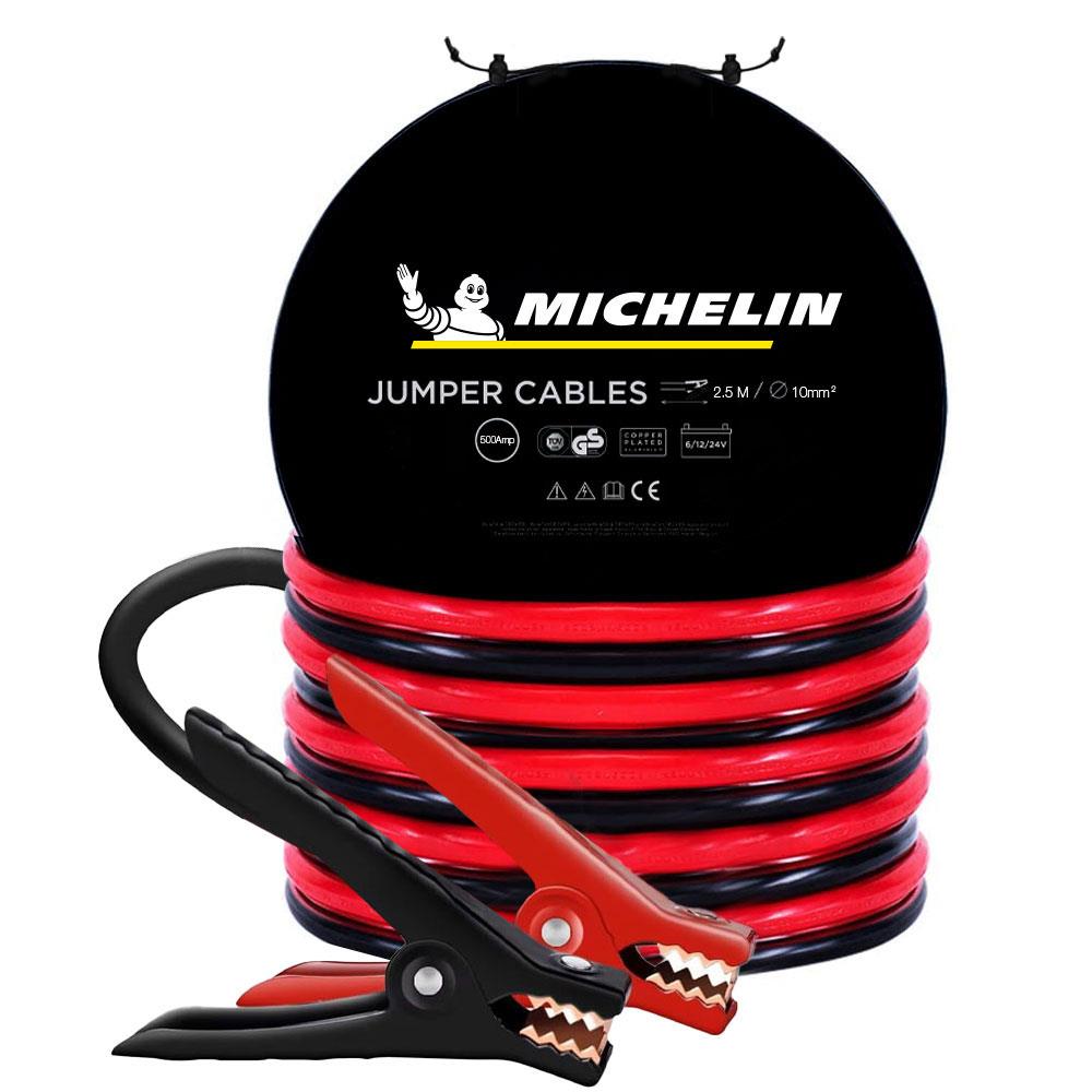 Michelin ML4002 6V/12V/24V 500Amper 2,5Metre 10mm² Akü Takviye Kablosu fiyatı