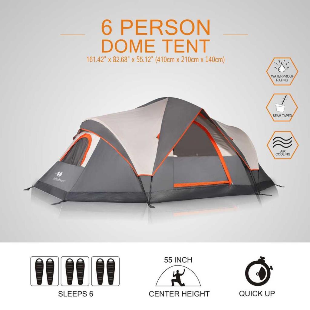 MobiHome DomeHike 6 Kişilik Otomatik Çadır Gri (205586) ne işe yarar
