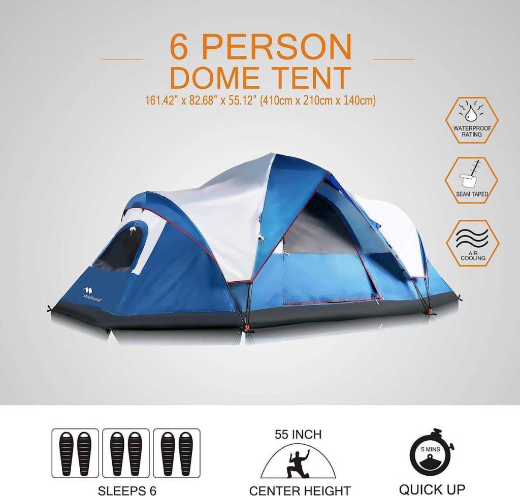 MobiHome DomeHike 6 Kişilik Otomatik Çadır Mavi (205586) nereden bulurum