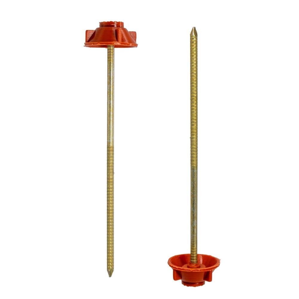 Monoblok Plastik Başlı Çatı Çivisi 10 cm - Kırmızı (400'lü Paket) ne işe yarar