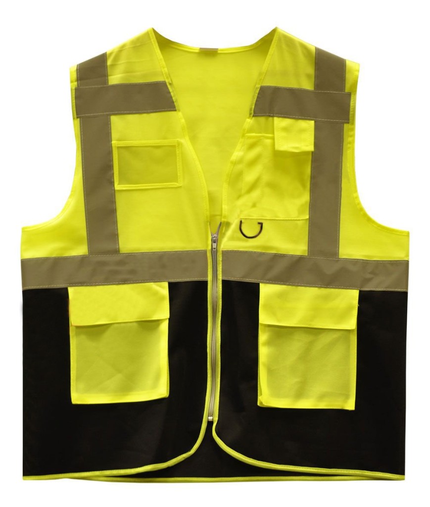 Mühendis İkaz Yeleği Reflektörlü Sarı-Lacivert - XXL fiyatı