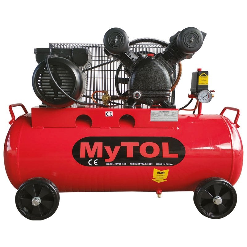 MYTOL 180 Litre V Kafa Hava Kompresörü 3 Hp fiyatı
