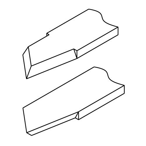 NAREX 817410 Ahşap Torna Bıçağı Kare Sonlu Sol Ağız 14x105 mm nasıl kullanılır