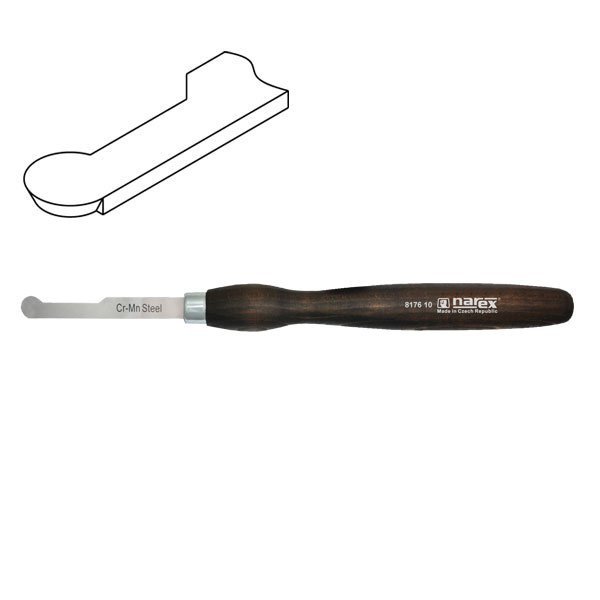 NAREX 817610 Ahşap Torna Bıçağı Yuvarlak Kesici Sol Ağız 14x105 mm fiyatı