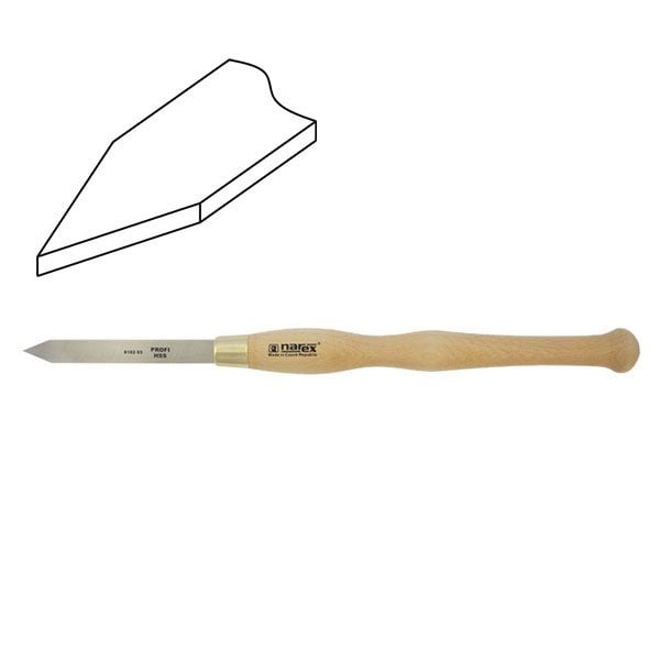 NAREX 818203 HSS Ahşap Torna Bıçağı Ayırma Ağız 18x150 mm nasıl kullanılır