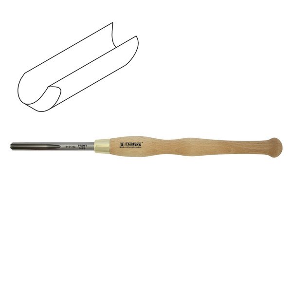 NAREX 819102 HSS Ahşap Torna Bıçağı Delik Oyma Ağız 13x150 mm ne işe yarar