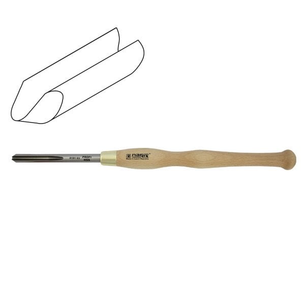 NAREX 819103 HSS Ahşap Torna Bıçağı Kase Oyma Ağız 13x150 mm fiyatı