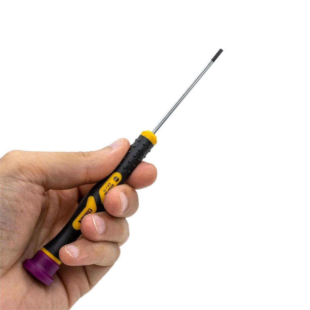 Narex 833554 Elektronikçi Tip Klemens Düz Uçlu Tornavida 2.5x75 mm ne işe yarar