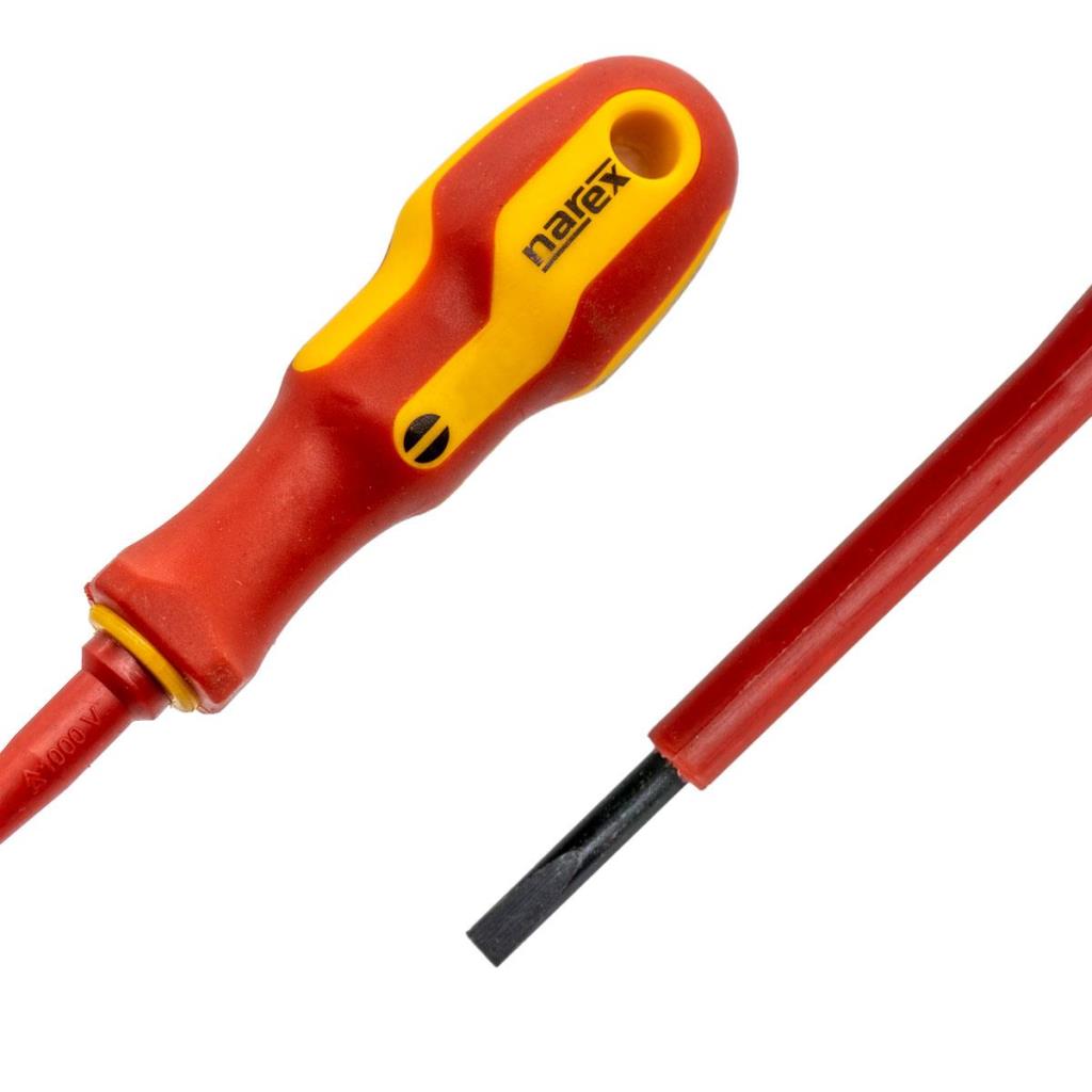 Narex 834003 Slim Serisi Elektrikçi İzoleli Düz Tornavida 3.0x100 mm nasıl kullanılır