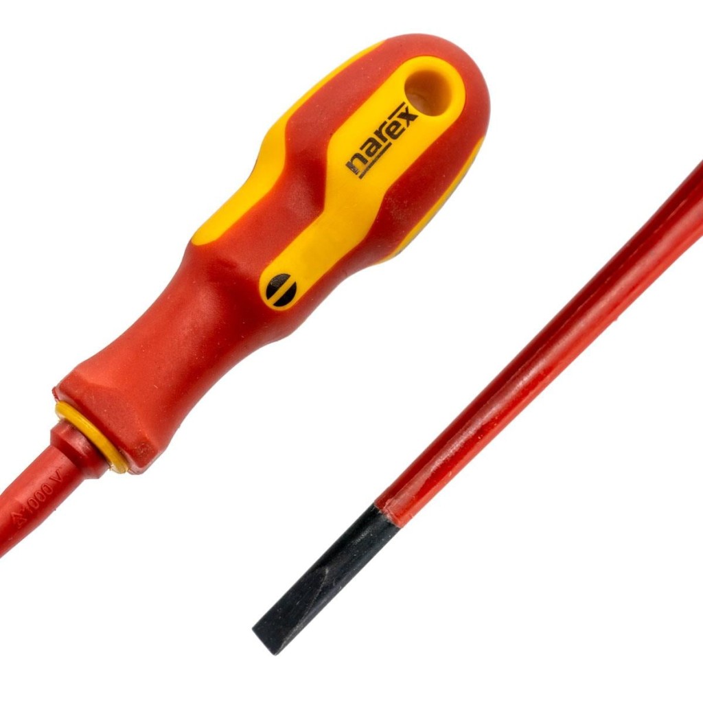 Narex 834004 Slim Serisi Elektrikçi İzoleli Düz Tornavida 3.5x100 mm nasıl kullanılır