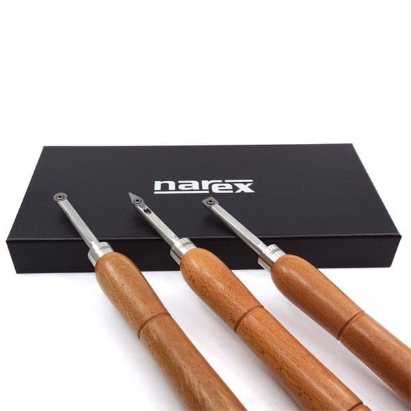 Narex 859600 Karbür Elmas Uçlu Mini Ahşap Torna Bıçak Seti 3 Parça ne işe yarar