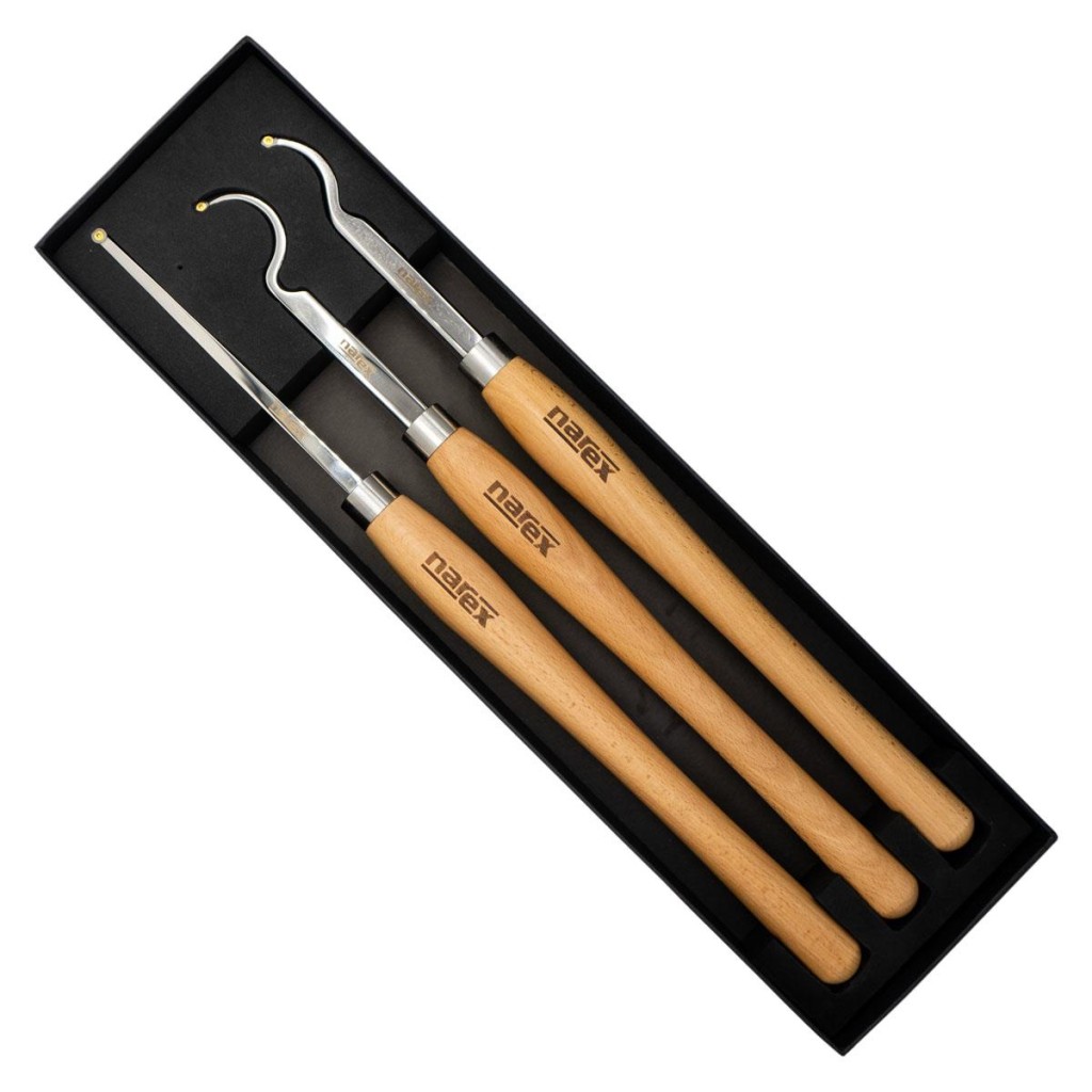 Narex 859710 Elmas Uçlu Oyuk İçin Ahşap Torna Bıçak Seti 3 Parça ne işe yarar