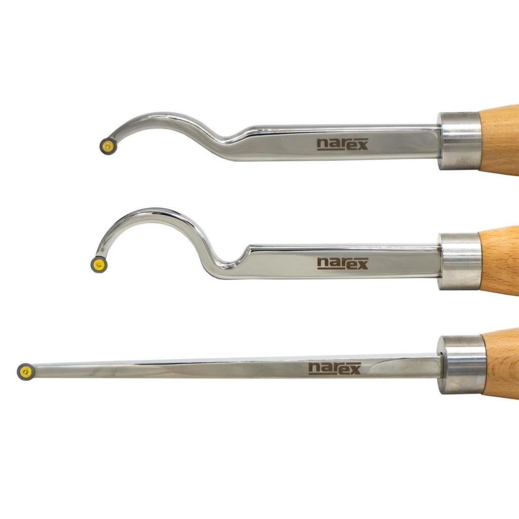 Narex 859710 Elmas Uçlu Oyuk İçin Ahşap Torna Bıçak Seti 3 Parça nasıl kullanılır