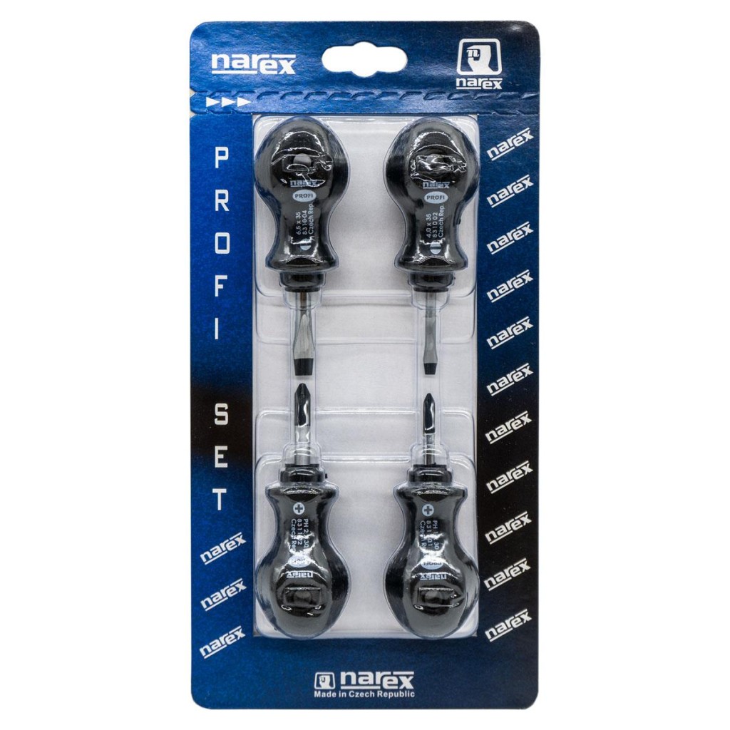 Narex 861000 Mini Line Profi Düz/Yıldız Uçlu Topaç Tornavida Takımı 4 Parça ne işe yarar