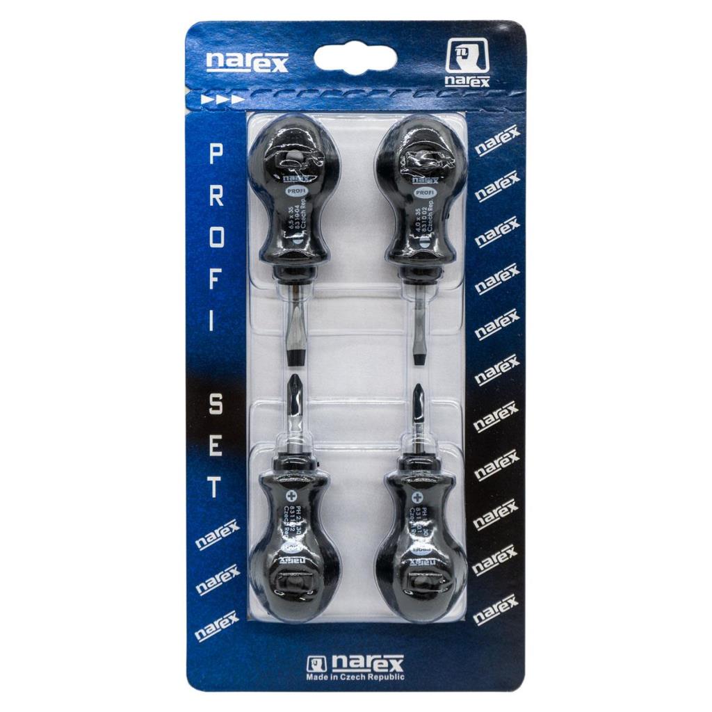 Narex 861000 Mini Line Profi Düz/Yıldız Uçlu Topaç Tornavida Takımı 4 Parça ne işe yarar