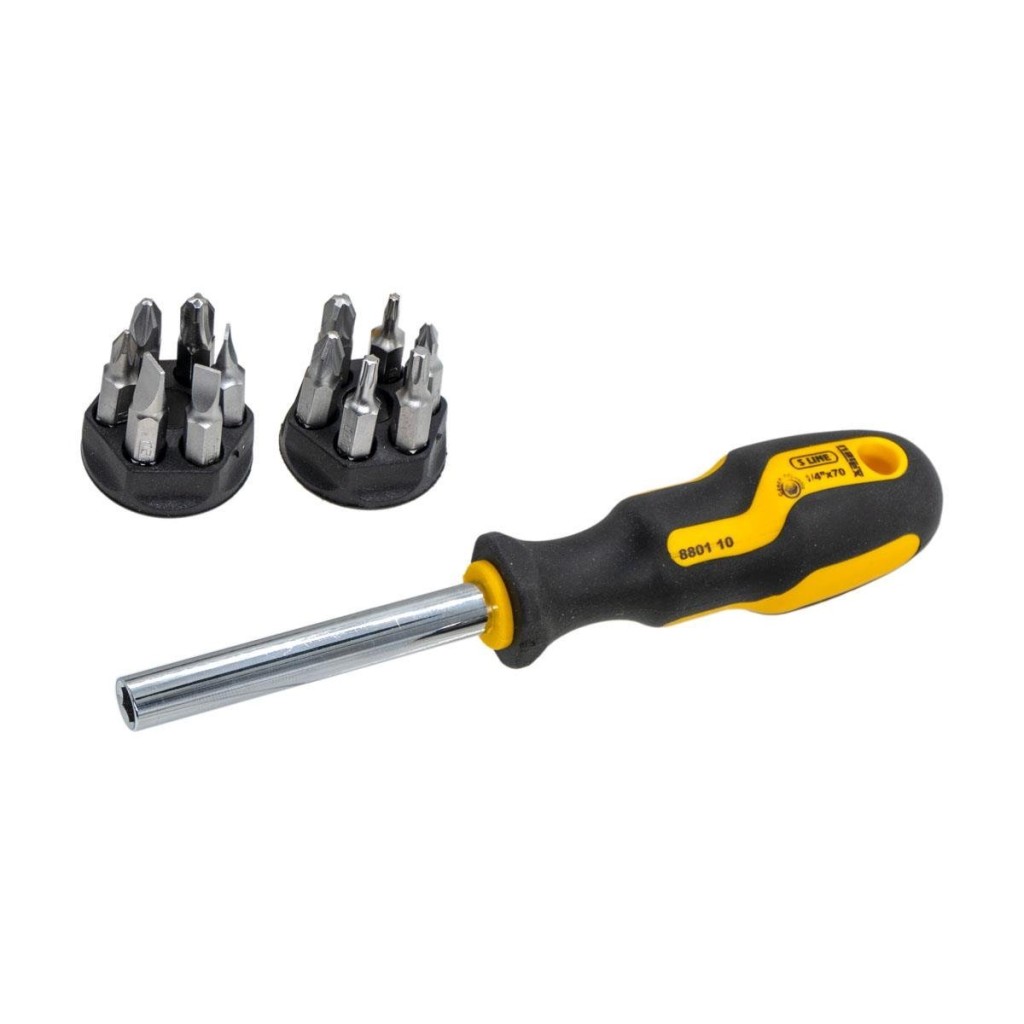 Narex 880110 S-Line Profi 1/4'' Manyetik Bits Uçlu Tornavida Seti 13 Parça nasıl kullanılır