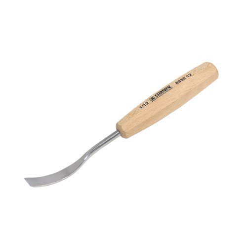 NAREX 893012 Wood Line Standart Bükülmüş Düz Ağız Oyma Iskarpelası 12x90 mm fiyatı
