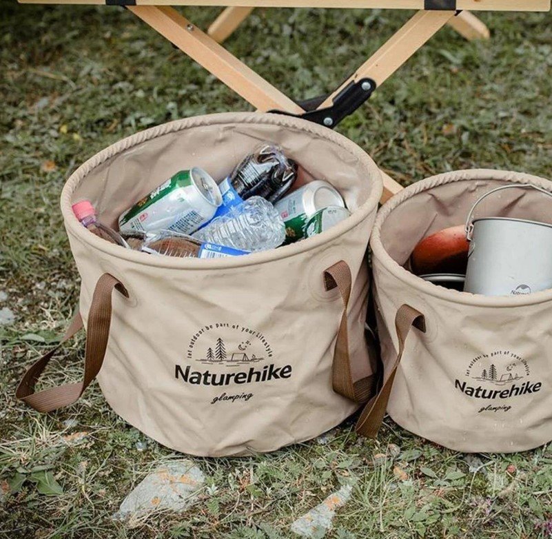 NATUREHIKE Katlanabilir Su Geçirmez Kamp Kovası (NH20SJ040) nasıl kullanılır
