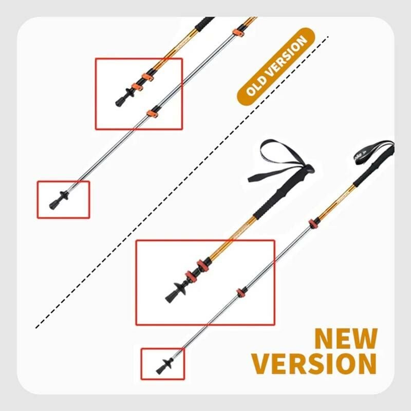 NATUREHIKE ST01 3-NODE AL Teleskopik Trekking Batonu 57-120 mm (Gold) ne işe yarar