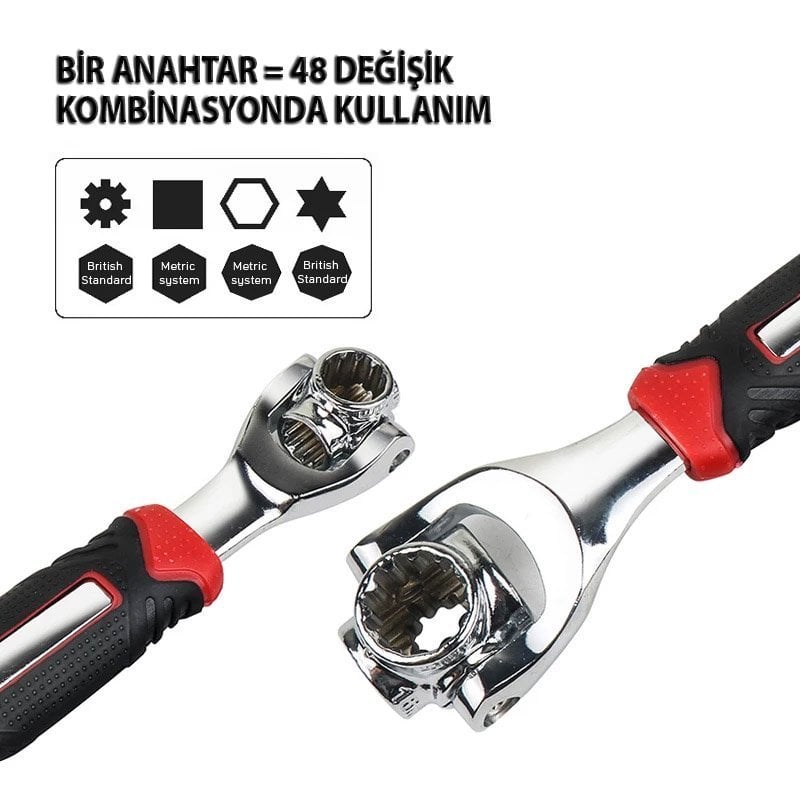 NEXON 360 Derece Oynar Kafalı Lokma Anahtar (5281) ne işe yarar