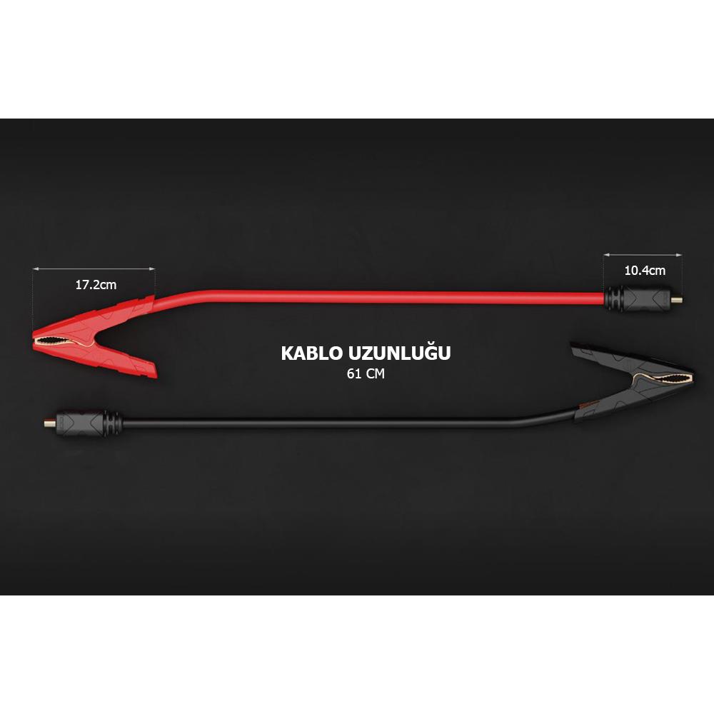 NOCO GBC004 12V/24V GB500 Ağır Hizmet Tipi Akü Takviye Bağlantı Kablosu ne işe yarar