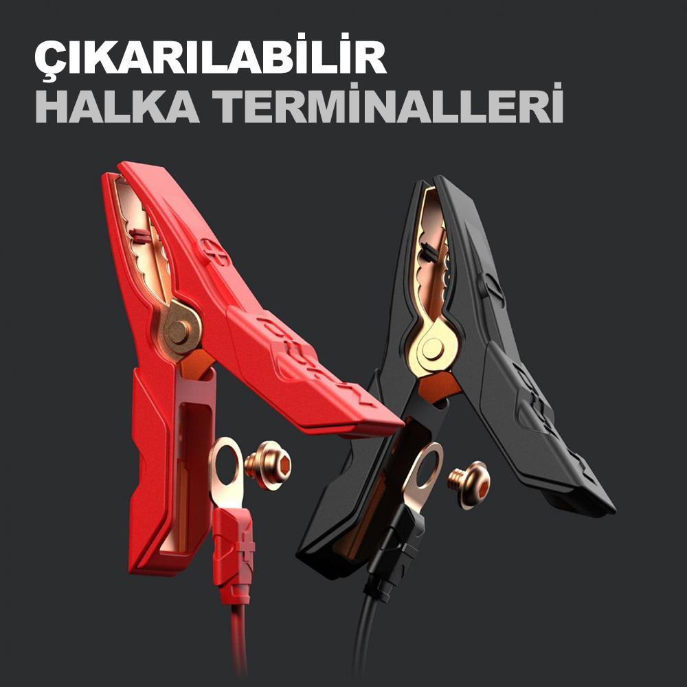 NOCO GC014 Maşalı Akü Bağlantı Kablosu nasıl kullanılır