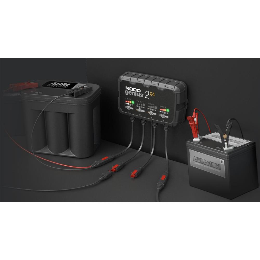 NOCO GENIUS2X4 6V/12V 40A Çoklu/4’Lü Akıllı Akü Şarj ve Akü Bakım/Desülfatör ne işe yarar