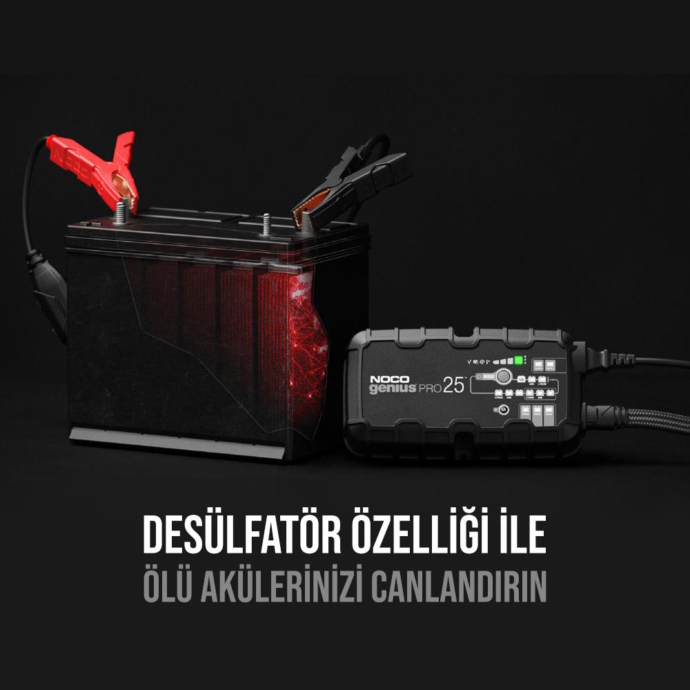 NOCO GENIUSPRO25 6V/12V/24V 1000A Akıllı Akü Şarj ve Akü Bakım/Desülfatör/Power Supply nereden bulurum