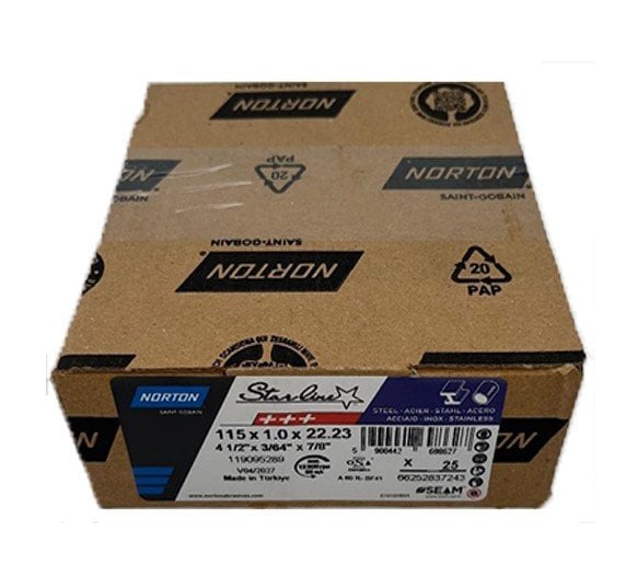 NORTON 115x1 mm Inox Kesme Taşı (Starline) 25'li Paket nasıl kullanılır