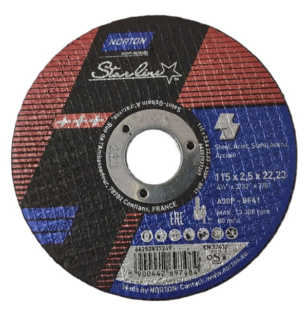NORTON 115x2.5 mm Metal Kesme Taşı (Starline) fiyatı
