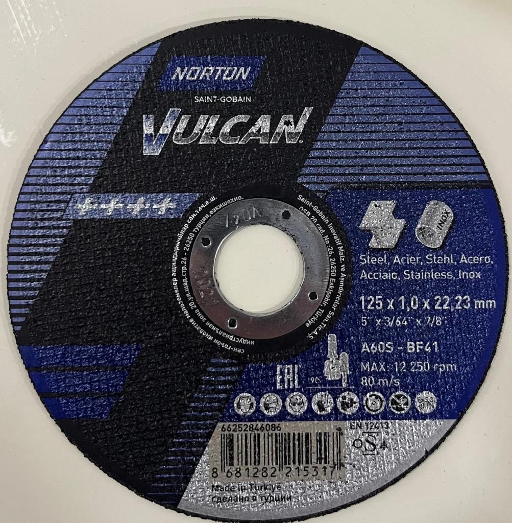 NORTON 125x1 mm Inox Kesme Taşı (Vulcan Plus) nasıl kullanılır